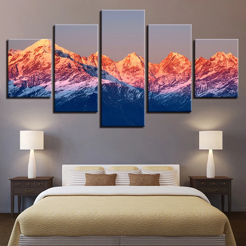 Фото Himalaya пейзаж печать холст картина спальня домашнее украшение Современная Стена HD