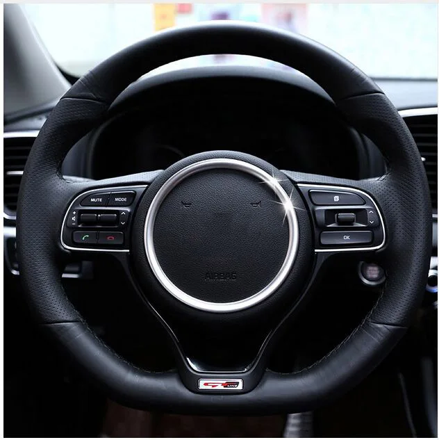 HOT FIT FOR KIA OPTIMA K5 2016 STEERING WHEEL PANEL CHROME INTERIOR TRIM COVER MOLDING BEZEL RING FRAME BADGE STYLING GARNISH
HOT FIT FOR KIA OPTIMA K5 2016 STEERING WHEEL PANEL CHROME INTERIOR TRIM COVER MOLDING BEZEL RING FRAME BADGE STYLING GARNISH