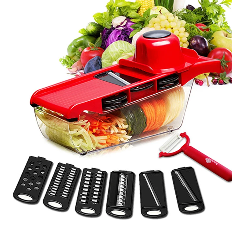 Multifunctional Manual Vegetables Mandoline Slicer Stainless Steel Fruit Chopper Mincer Cutter Grater Dicer Peelers Kitchen Tool
Multifunctional Manual Vegetables Mandoline Slicer Stainless Steel Fruit Chopper Mincer Cutter Grater Dicer Peelers Kitchen Tool