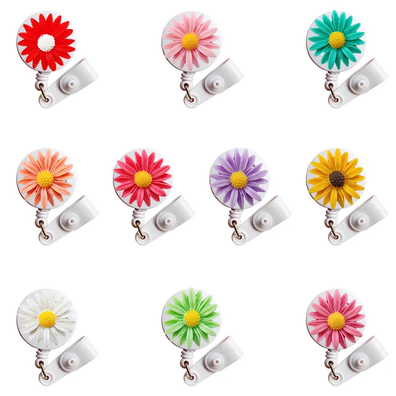 20 Pcs Colorful Flowers Nurse Id Card Holder Retractable Id Badge Holder Badge Reel New Cute Badge Clip Retractable for Work
20 Pcs Colorful Flowers Nurse Id Card Holder Retractable Id Badge Holder Badge Reel New Cute Badge Clip Retractable for Work