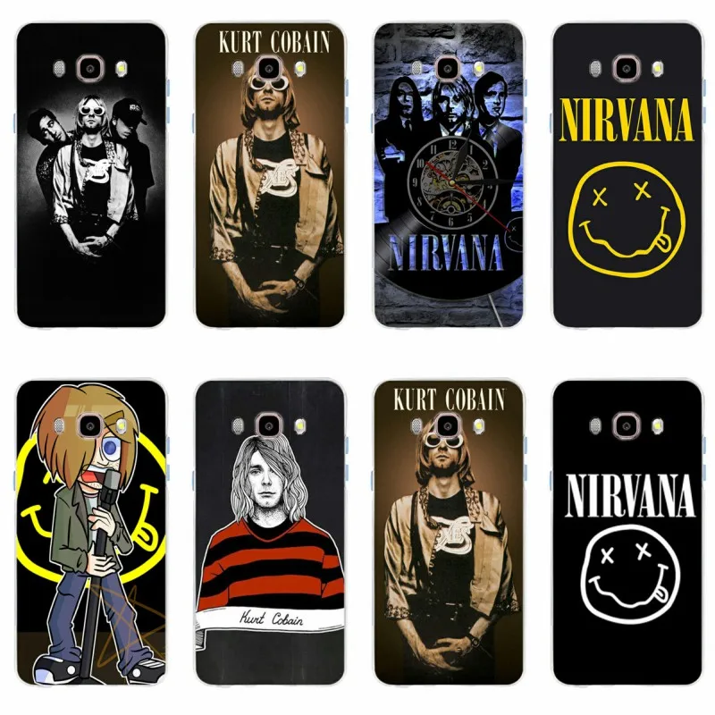 Чехол Nirvana Kurt Cobain Мягкий Силиконовый ТПУ чехол для телефона Samsung Galaxy S6 S6edge S6Plus A7