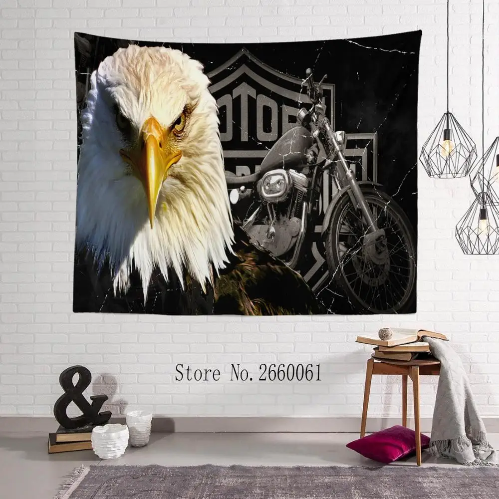 New Eagles Motorcycle HD Tapestry HD Hanging Cloth Tablecloth Picnic Mat Outdoor Wall Art Home Decoration Shawl TAJ244
New Eagles Motorcycle HD Tapestry HD Hanging Cloth Tablecloth Picnic Mat Outdoor Wall Art Home Decoration Shawl TAJ244