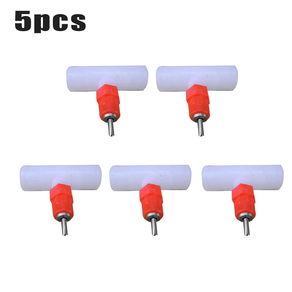 5pcs Automatic Nipple Water Feeder Drinker Waterer For Chicken Drinking Fountains
5pcs Automatic Nipple Water Feeder Drinker Waterer For Chicken Drinking Fountains