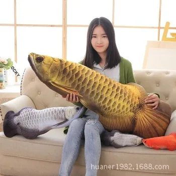 Simulation of Arowana pillow dragon fish plush toy doll creative large sleeping pillow send friends gifts
Simulation of Arowana pillow dragon fish plush toy doll creative large sleeping pillow send friends gifts