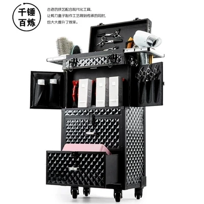 handmade Large volume Multifunctional cosmetic Rolling Luggage Professional hairdressing tools brand custom Suitcase
handmade Large volume Multifunctional cosmetic Rolling Luggage Professional hairdressing tools brand custom Suitcase