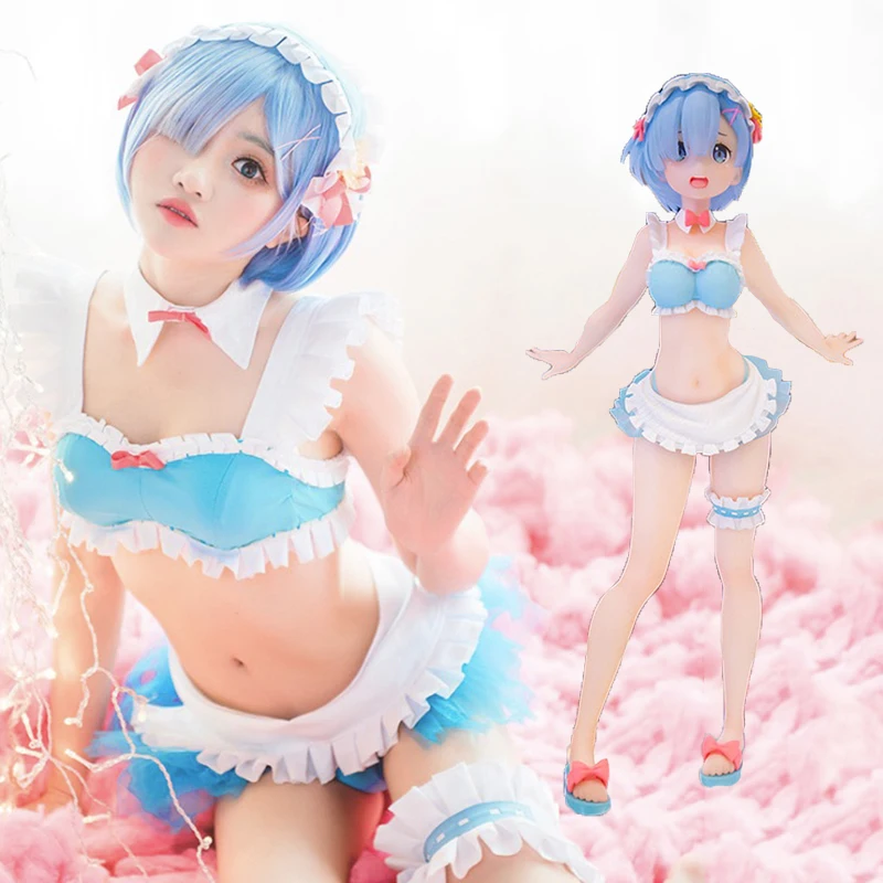 Comic Anime Re:Life in a different world from zero Cosplay Costume Rem Cosplay Costume Re:ZERO bikini swimming suit Cosplay
Comic Anime Re:Life in a different world from zero Cosplay Costume Rem Cosplay Costume Re:ZERO bikini swimming suit Cosplay