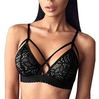 Sexy womens lace Triangle bras Floral transparent Bras Crop Top Bustier Unpadded Mesh Lined
Sexy womens lace Triangle bras Floral transparent Bras Crop Top Bustier Unpadded Mesh Lined