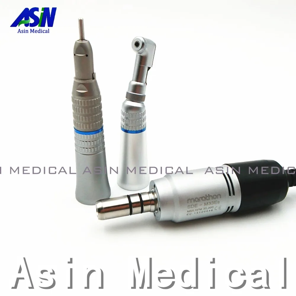 

High quality E type Dental Lab Polisher Micromotor M33Es Hand piece Contra Angle And Straight handpiece 350,000 RPM