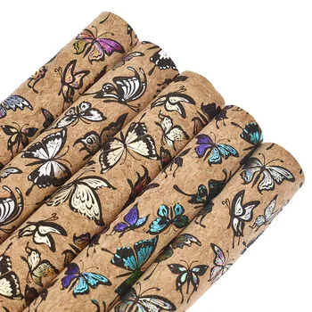 New 1Yard/lot Butterfly Printed Soft Cork Leather Fabric High Quality Synthetic Leather For Handbag Garments Diy Sewing Crafts
New 1Yard/lot Butterfly Printed Soft Cork Leather Fabric High Quality Synthetic Leather For Handbag Garments Diy Sewing Crafts