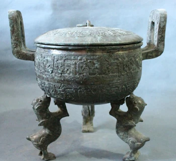 USPS to USA S1680 12" Tibet Old Bronze 3 Fly Dragon Kylin Beast Statue Box Incense Burner Censer
USPS to USA S1680 12" Tibet Old Bronze 3 Fly Dragon Kylin Beast Statue Box Incense Burner Censer