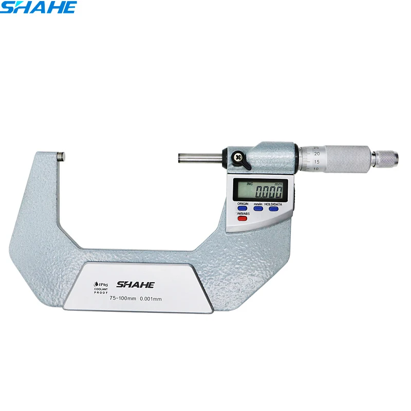 Цифровой штангенциркуль SHAHE IP65 микрометр 75 100 мм цифровой 0 001 мм|micrometer digital|digital