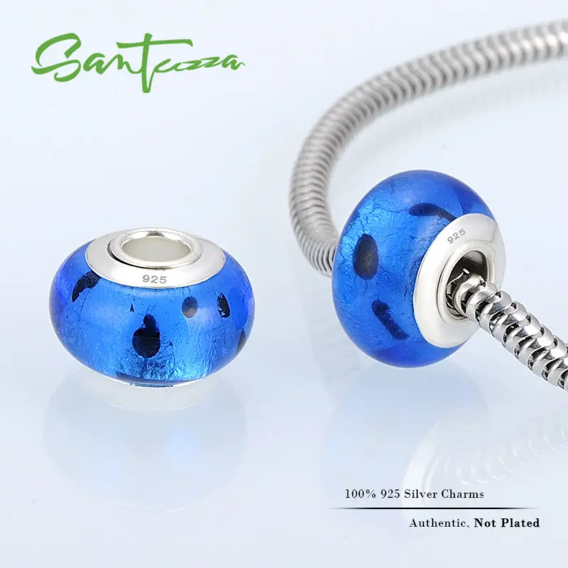 Murano Glass Beads Charm Fit Bracelet Bangle DIY Making 100% Authentic 925 Sterling Silver Women Jewelry Blue
Murano Glass Beads Charm Fit Bracelet Bangle DIY Making 100% Authentic 925 Sterling Silver Women Jewelry Blue