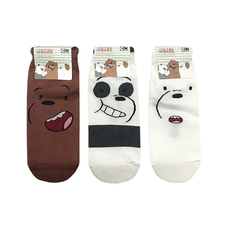 We Bare Bears Women's Short Summer Socks Female Thin Cotton Boat Socks Low Cut Women Socks 3 Pairs/Lot
We Bare Bears Women's Short Summer Socks Female Thin Cotton Boat Socks Low Cut Women Socks 3 Pairs/Lot