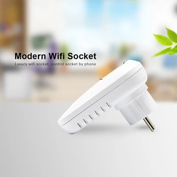 EU style 16A Wifi Plug Socket cater to good taste customers wifi power socket App Wireless Remote Control Wall Plug white
EU style 16A Wifi Plug Socket cater to good taste customers wifi power socket App Wireless Remote Control Wall Plug white