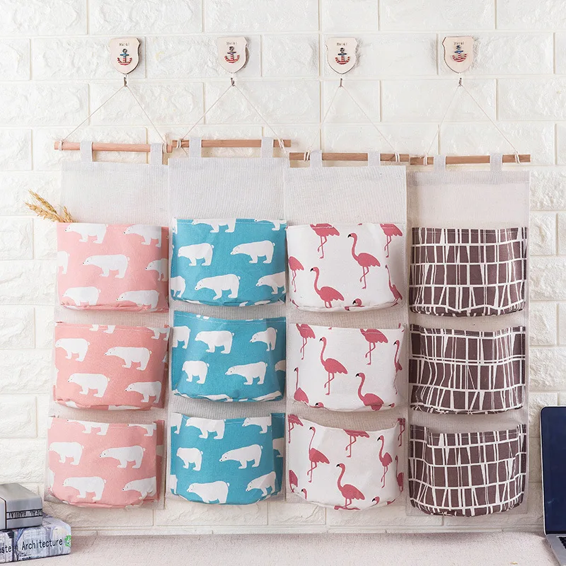 Flamingo Pattern Cotton Linen Hanging Storage Bag 3 Pockets Wall Mounted Wardrobe Hang Bag Wall Pouch lovely Toys Organizer
Flamingo Pattern Cotton Linen Hanging Storage Bag 3 Pockets Wall Mounted Wardrobe Hang Bag Wall Pouch lovely Toys Organizer