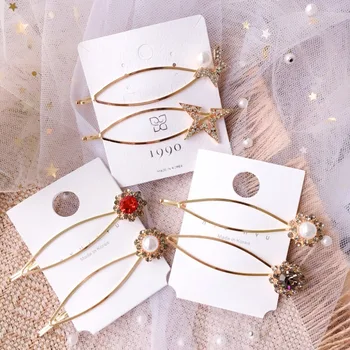 Women Korean style Hairpins Girls alloy flowers Branch Hair Clip Side clamp Hair Barrette Hair Accessories 2019 New 2pcs 1pair
Women Korean style Hairpins Girls alloy flowers Branch Hair Clip Side clamp Hair Barrette Hair Accessories 2019 New 2pcs 1pair