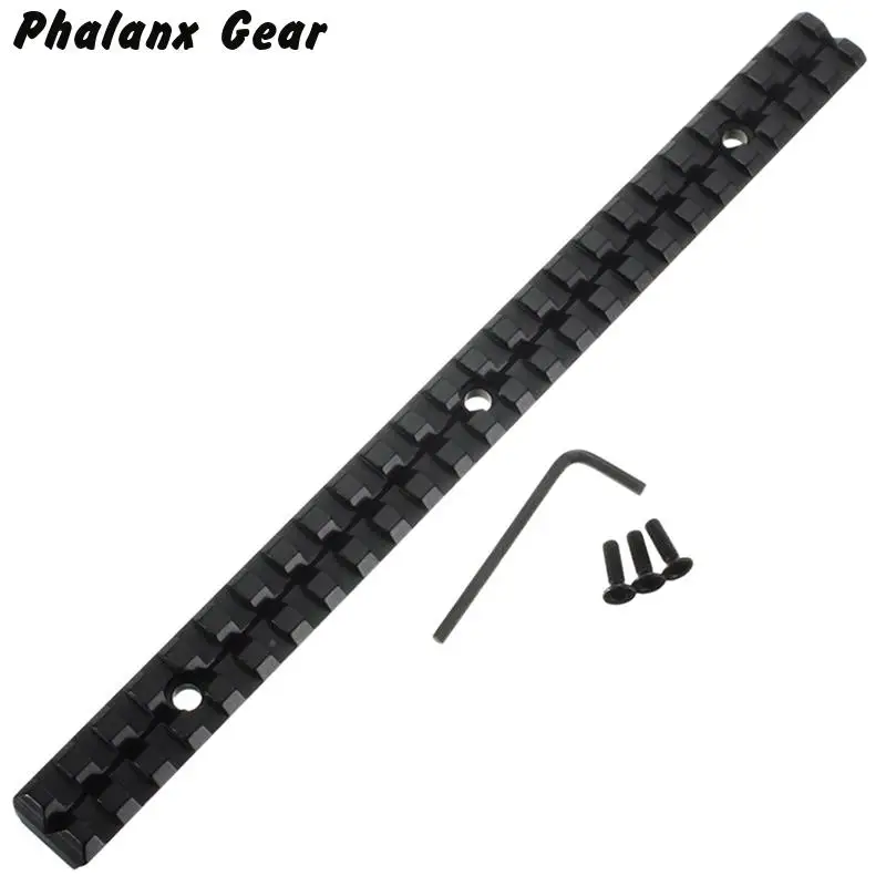 Long 257X20mm Picatinny Weaver Rail Mount Base 25 Slots Scope Military Gear Equipment Accessories
Long 257X20mm Picatinny Weaver Rail Mount Base 25 Slots Scope Military Gear Equipment Accessories