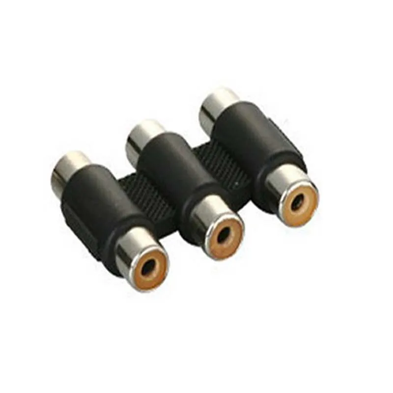 3 to 3 audio and video to joint straight head RCA hole to hole 6 holes connectors
3 to 3 audio and video to joint straight head RCA hole to hole 6 holes connectors