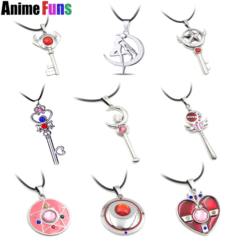 10 types Anime Pretty Soldier Sailor Moon Choker Necklace Guardian Gold Heart Star Magic Wand Crystal Charm Pendant Cardcaptor
10 types Anime Pretty Soldier Sailor Moon Choker Necklace Guardian Gold Heart Star Magic Wand Crystal Charm Pendant Cardcaptor