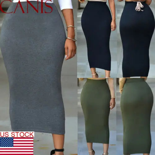 Fashion Women Thick High Waist Slim Skirt Body con Stretch Long Maxi Women Pencil Skirt
Fashion Women Thick High Waist Slim Skirt Body con Stretch Long Maxi Women Pencil Skirt