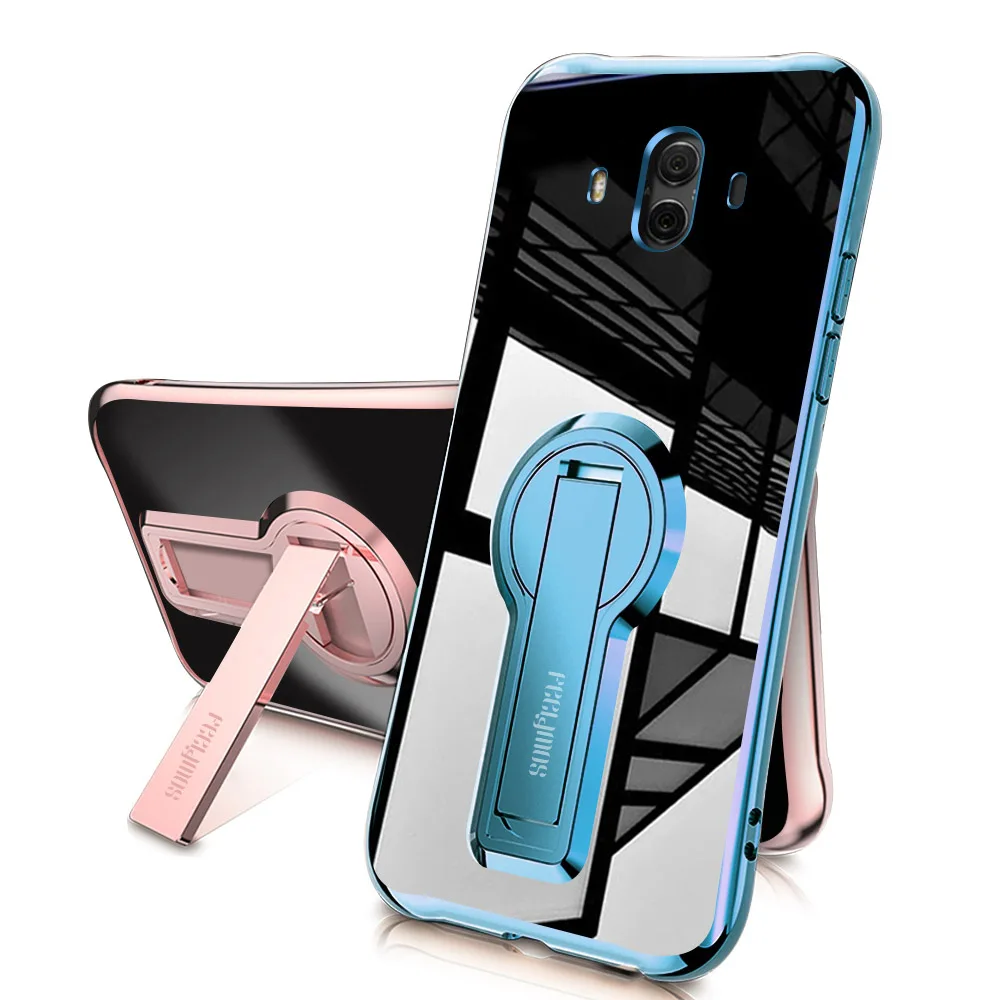 For Huawei Mate 10 Case Electroplated Transparent Stand Holder TPU Protective Cover with Holder for Huawei Mate 10 Pro Case
For Huawei Mate 10 Case Electroplated Transparent Stand Holder TPU Protective Cover with Holder for Huawei Mate 10 Pro Case