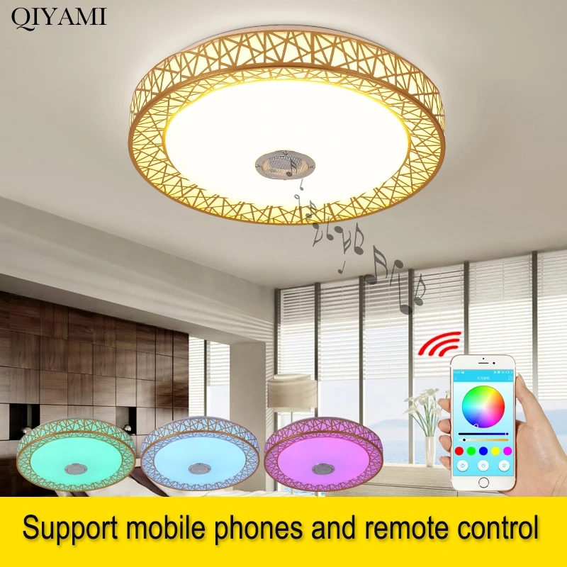 App and remote control Modern Led Ceiling Lights For Living Room Bedroom Bluetooth Wireless App Ceiling Lamp indoor dome fixture
App and remote control Modern Led Ceiling Lights For Living Room Bedroom Bluetooth Wireless App Ceiling Lamp indoor dome fixture