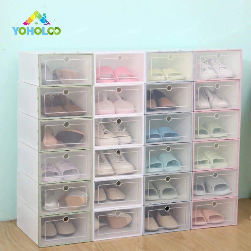 5PCS Shoe Storage Box Case Transparent Eco-Friendly Plastic Storage Box Rectangle PP Shoe Organizer Thickened drawer Shoe Box
5PCS Shoe Storage Box Case Transparent Eco-Friendly Plastic Storage Box Rectangle PP Shoe Organizer Thickened drawer Shoe Box