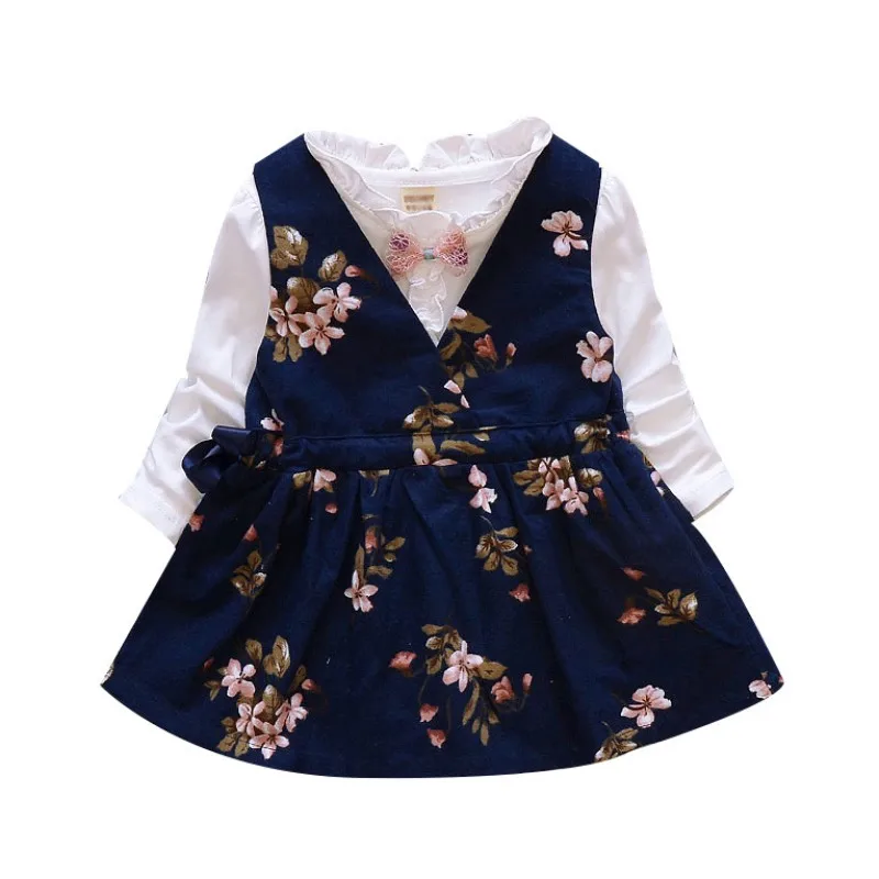 WEIXINBUY Autumn Clothes Set Kids Girls Princess Long Sleeve T-Shirt Patchwork Flower Print Dress Spring Autumn Outfits
WEIXINBUY Autumn Clothes Set Kids Girls Princess Long Sleeve T-Shirt Patchwork Flower Print Dress Spring Autumn Outfits