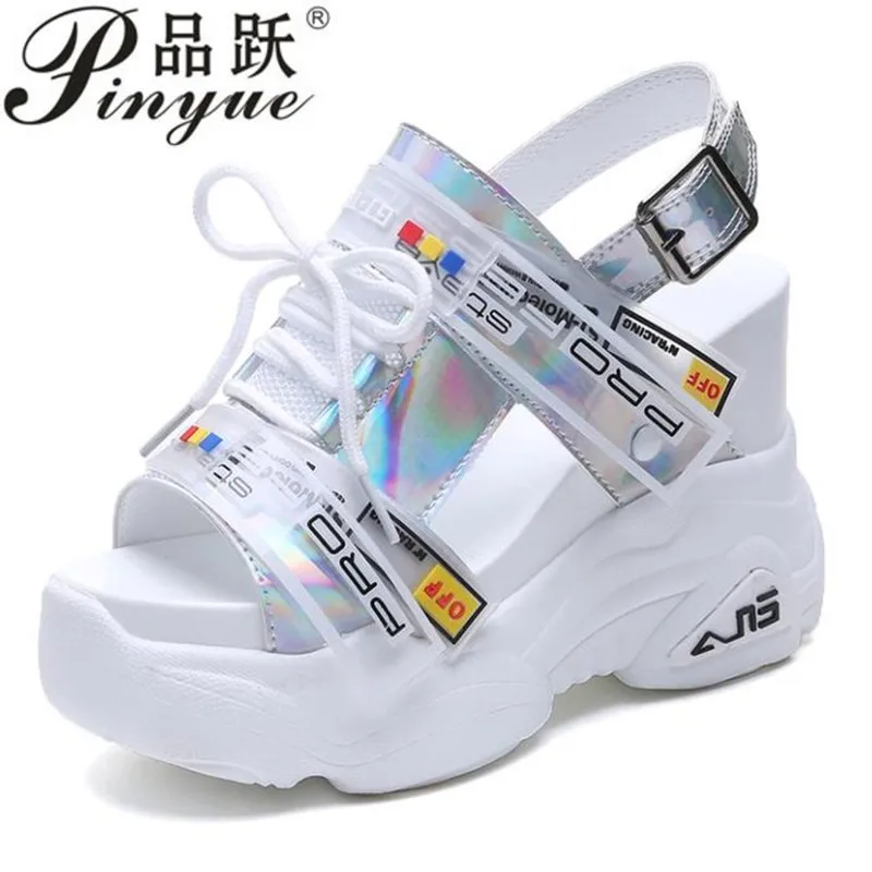 2019 New Summer Women Sneakers Sandals Peep-toe Wedge Platform Shoes Woman 11CM Heels Thick Bottom Casual sandals
2019 New Summer Women Sneakers Sandals Peep-toe Wedge Platform Shoes Woman 11CM Heels Thick Bottom Casual sandals