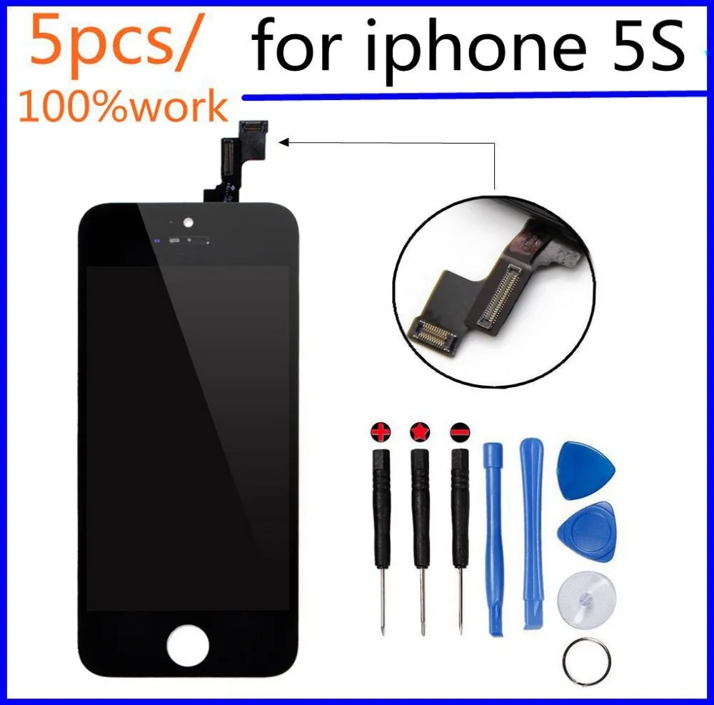 5PCS/LOT High Protective LCD Screen with LCD Foam for iPhone 5 5S LCD Display Digitizer Assembly White Black free shipping
5PCS/LOT High Protective LCD Screen with LCD Foam for iPhone 5 5S LCD Display Digitizer Assembly White Black free shipping