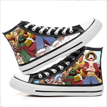 High-Q Unisex Anime ONE PIECE Luffy Canvas Shoes ONE PIECE Roronoa Zoro Casual Canvas Shoes High Casual Shoes
High-Q Unisex Anime ONE PIECE Luffy Canvas Shoes ONE PIECE Roronoa Zoro Casual Canvas Shoes High Casual Shoes