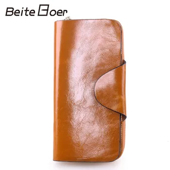 Beite Boer long Unisex wallets cowhide genuine leather solid color women purse,lady's clutch bag and card holder
Beite Boer long Unisex wallets cowhide genuine leather solid color women purse,lady's clutch bag and card holder