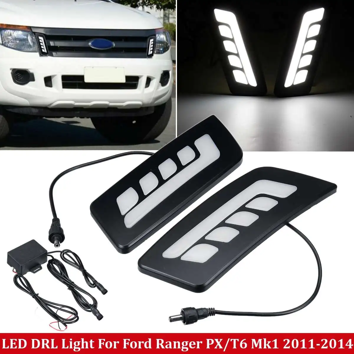 Car Front Led Drl For Ford Ranger PX/T6 Mk1 2011-2014 Daytime Running Light Bumper Driving Fog Lamp Daylight Headlight Styling
Car Front Led Drl For Ford Ranger PX/T6 Mk1 2011-2014 Daytime Running Light Bumper Driving Fog Lamp Daylight Headlight Styling