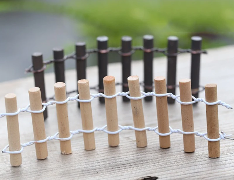 10pcs wooden Fences fairy garden miniatures for terrariums ornaments flower fairies figurines home decoration accessories
10pcs wooden Fences fairy garden miniatures for terrariums ornaments flower fairies figurines home decoration accessories