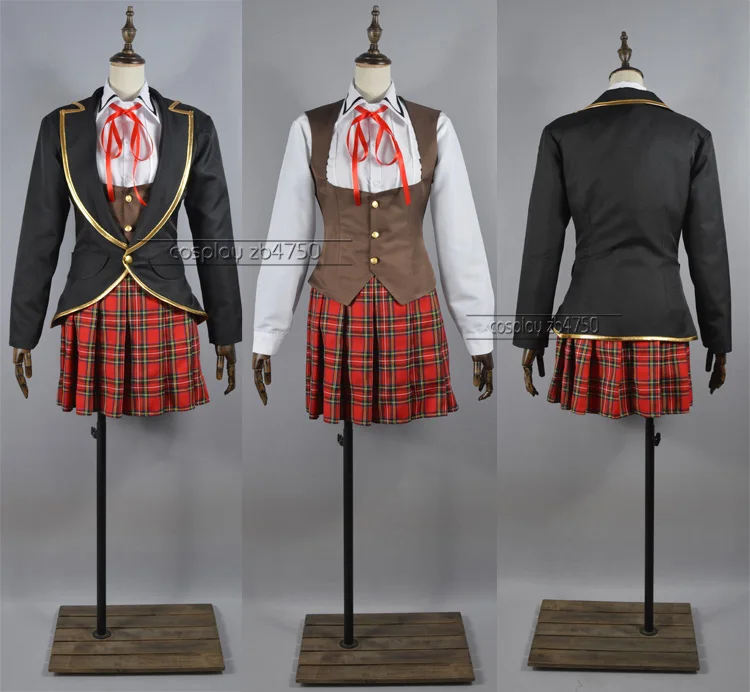 Anime! RWBY Ruby Weiss blake yang School Uniform Cosplay Costume For Female coat+shirt+skirt Free Shipping
Anime! RWBY Ruby Weiss blake yang School Uniform Cosplay Costume For Female coat+shirt+skirt Free Shipping