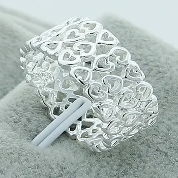 New Simple Design 925 Silver Ring Fashion Full Of Love Finger Rings Women Female Birthday Jewelry Anel
New Simple Design 925 Silver Ring Fashion Full Of Love Finger Rings Women Female Birthday Jewelry Anel
