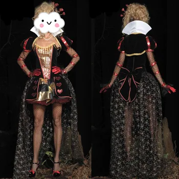 Women's Halloween Cosplay Costume Alice in Wonderland Costume Red Queen of Hearts Costume Fancy Dress for Women Cosplay
Women's Halloween Cosplay Costume Alice in Wonderland Costume Red Queen of Hearts Costume Fancy Dress for Women Cosplay