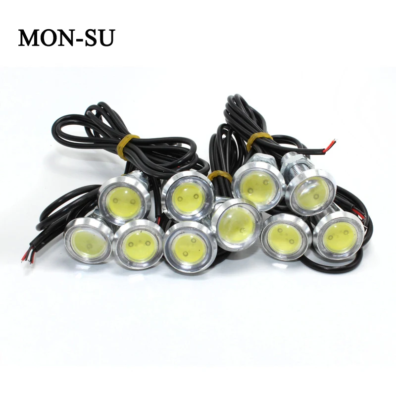MON-SU 10pcs DC12V 23mm Eagle Eye DRL Car LED Daytime Running Light Work Light Source Waterproof Fog Parking Light Silver
MON-SU 10pcs DC12V 23mm Eagle Eye DRL Car LED Daytime Running Light Work Light Source Waterproof Fog Parking Light Silver