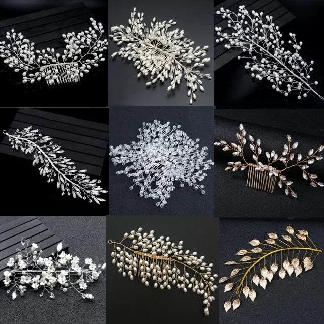 Romantic Luxury Big Wedding Hair Accessories For Bride Rhinestone Hair comb Pearl Headdress Women Bridal Hair combs Jewelry
Romantic Luxury Big Wedding Hair Accessories For Bride Rhinestone Hair comb Pearl Headdress Women Bridal Hair combs Jewelry