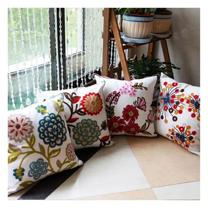 Home Decor Embroidered Cushion Cover Navy/White Pillowcase Canvas Cotton Square Embroidery Pillow Cover 45x45cm Quatrefoil
Home Decor Embroidered Cushion Cover Navy/White Pillowcase Canvas Cotton Square Embroidery Pillow Cover 45x45cm Quatrefoil