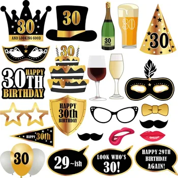 30/50/60th Happy Birthday Photo Booth Props Mask Photobooth 30 Years Adult Party Decoration Photobooth Birthday Fovers
30/50/60th Happy Birthday Photo Booth Props Mask Photobooth 30 Years Adult Party Decoration Photobooth Birthday Fovers