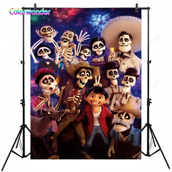 Kids Photography Background Little Boy Miguel with His Family and Dog 5x7ft Colorful Forework Night Backdrop for Mexcian Party
Kids Photography Background Little Boy Miguel with His Family and Dog 5x7ft Colorful Forework Night Backdrop for Mexcian Party