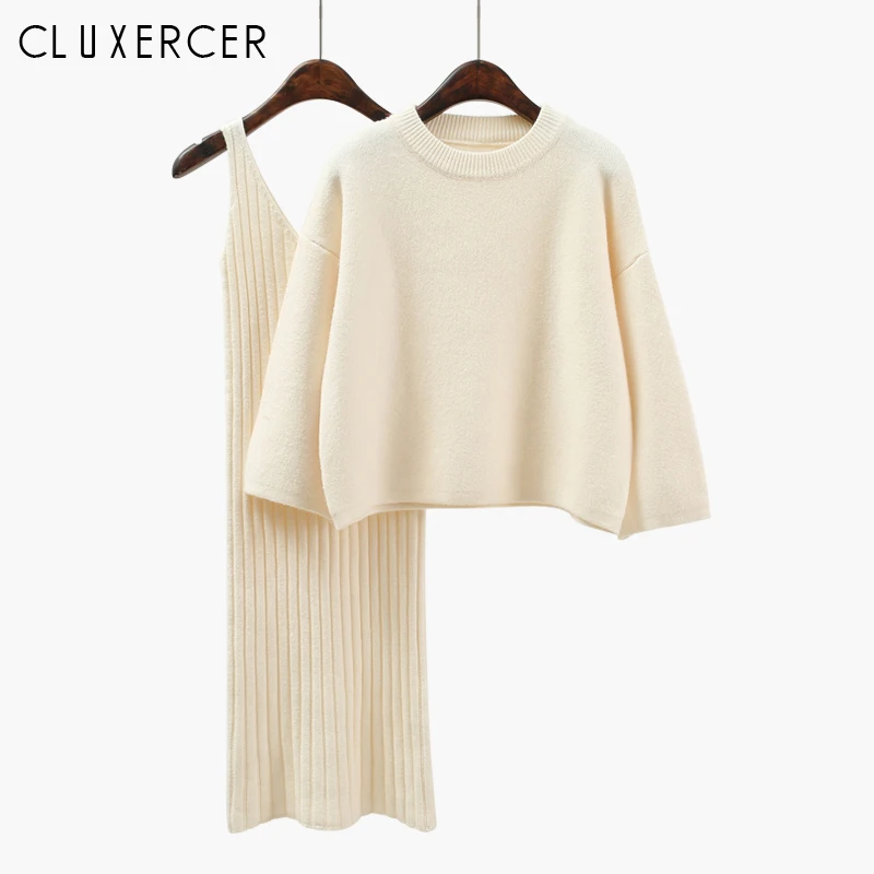 2018 New Autumn Winter Knitting Two Piece Set Women Korea Style Casual Pullovers and Knitted Dresses 2 piece Set Women Outfits
2018 New Autumn Winter Knitting Two Piece Set Women Korea Style Casual Pullovers and Knitted Dresses 2 piece Set Women Outfits