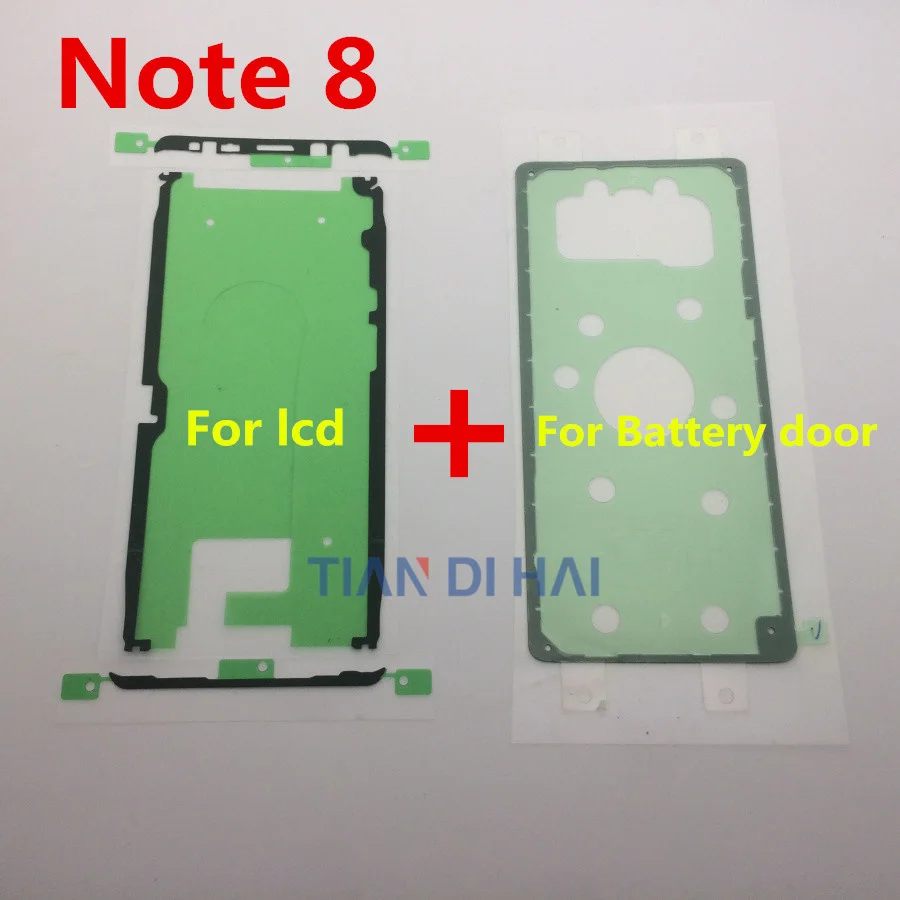 1Set/lot Front LCD Frame Adhesive + Battery Door Back Cover Sticker Tape For Samsung Galaxy Note 8 N950 N950F
1Set/lot Front LCD Frame Adhesive + Battery Door Back Cover Sticker Tape For Samsung Galaxy Note 8 N950 N950F