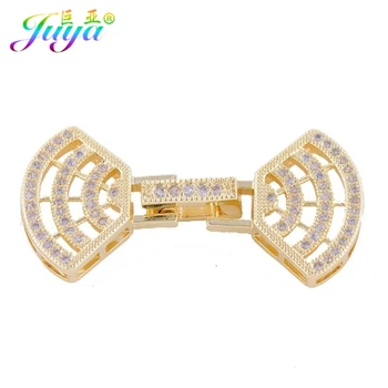 New Fashion Jewelry Zircon Fan Shape Clasp Sector Charm For Bracelet&Necklace Diy Copper Micro Pave Clasp Jewelry Findings Gift 
New Fashion Jewelry Zircon Fan Shape Clasp Sector Charm For Bracelet&Necklace Diy Copper Micro Pave Clasp Jewelry Findings Gift