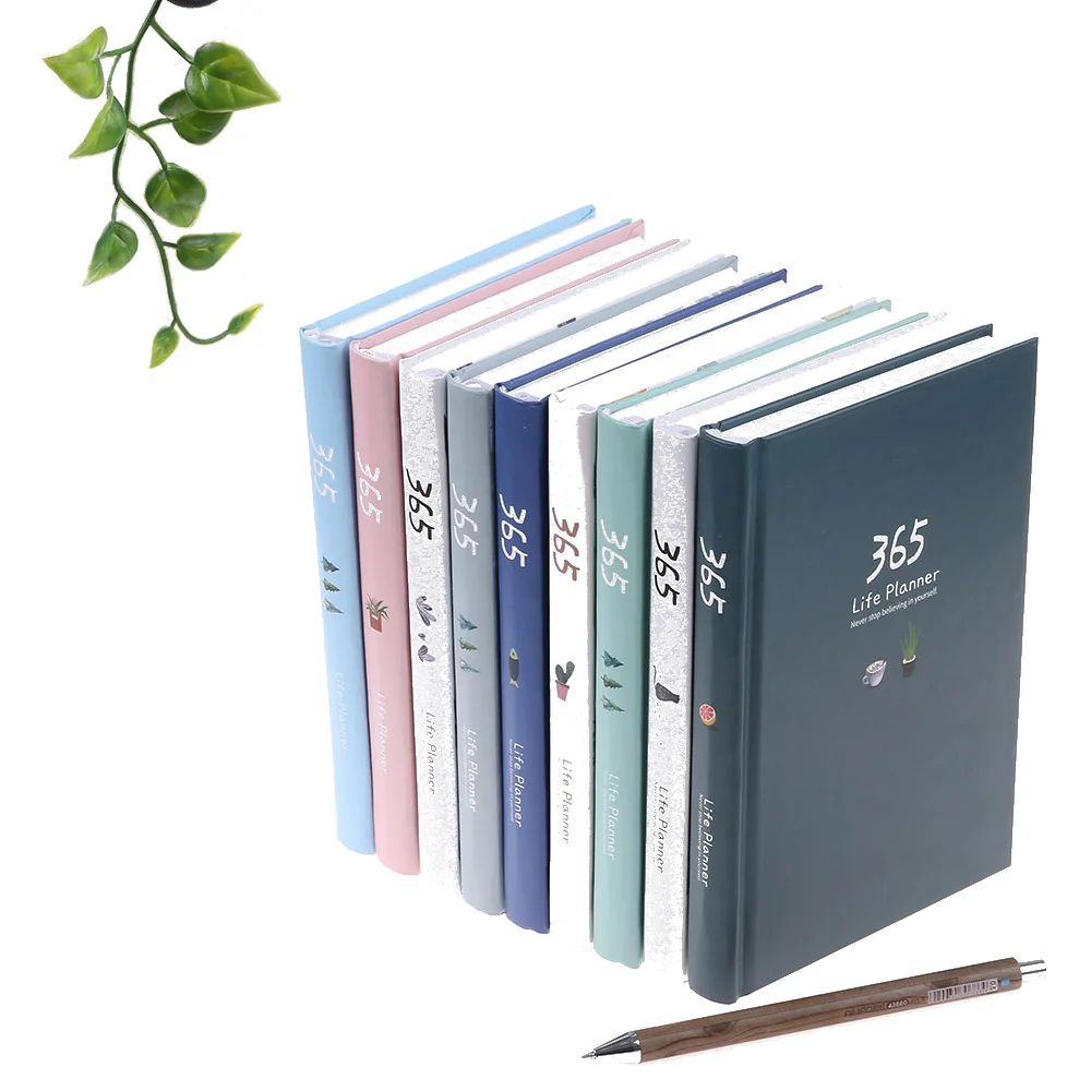 1PC New 365 DAYS Planner Agenda Scheduler Hard Cover Journal Notebook Colorful Diary Office Stationery Supplies Student Gift
1PC New 365 DAYS Planner Agenda Scheduler Hard Cover Journal Notebook Colorful Diary Office Stationery Supplies Student Gift