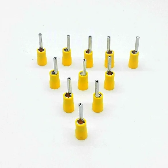 PTV2-10 Pin Pre-insulating wire Terminal(Type TZ-JTK) 12-10 AWG Wire ferrule terminal Connector 1000PCS/Pack
PTV2-10 Pin Pre-insulating wire Terminal(Type TZ-JTK) 12-10 AWG Wire ferrule terminal Connector 1000PCS/Pack