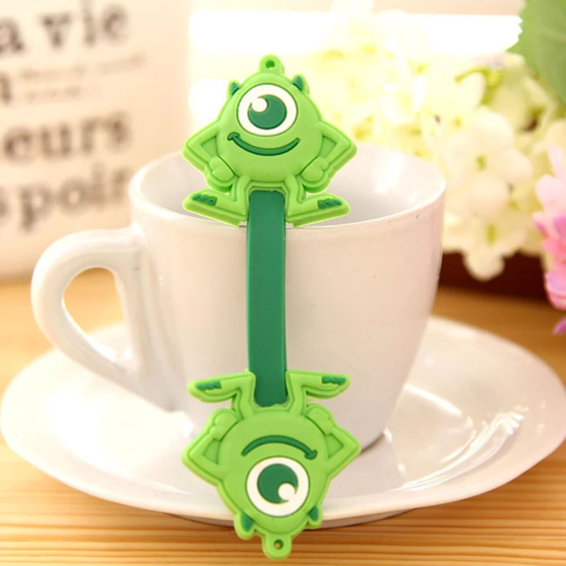 RACAHOO 5pcs Cartoon Hero Headphone Earphone Cable Case Storager Wire Organizer Cord Holder USB line Winder For iphone samsung11