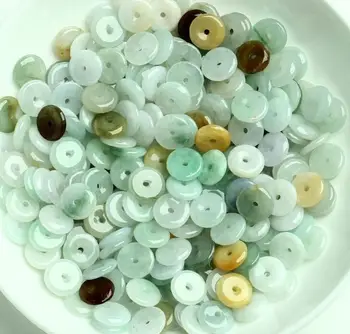 50pcs Chinese Natural A Grade Color Jade (Jadeite) Bead Lucky Circle Loose Bead free shipping
50pcs Chinese Natural A Grade Color Jade (Jadeite) Bead Lucky Circle Loose Bead free shipping