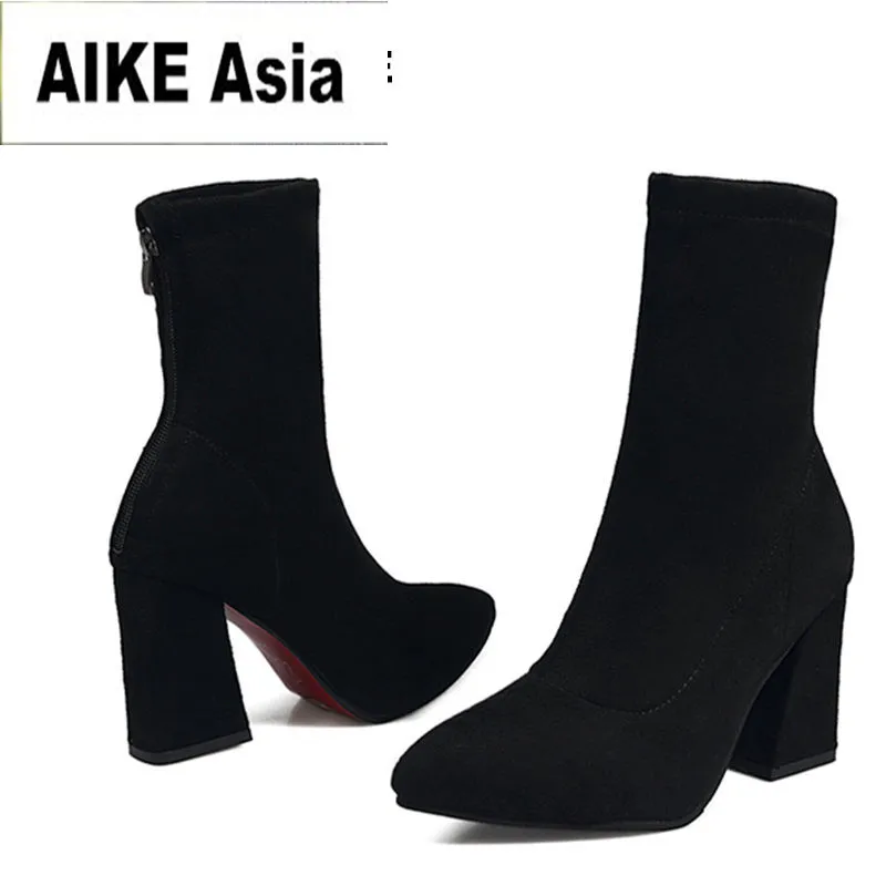 2018 Woman Shoes Sexy Zip Up Square High Heels Party Women Boots Winter Top Quality
2018 Woman Shoes Sexy Zip Up Square High Heels Party Women Boots Winter Top Quality